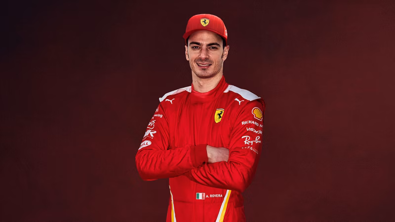 Ferrari is pleased to announce the multi-year renewal of its contract with Alessio Rovera, who will continue to represent the Prancing Horse in major international competitions. 