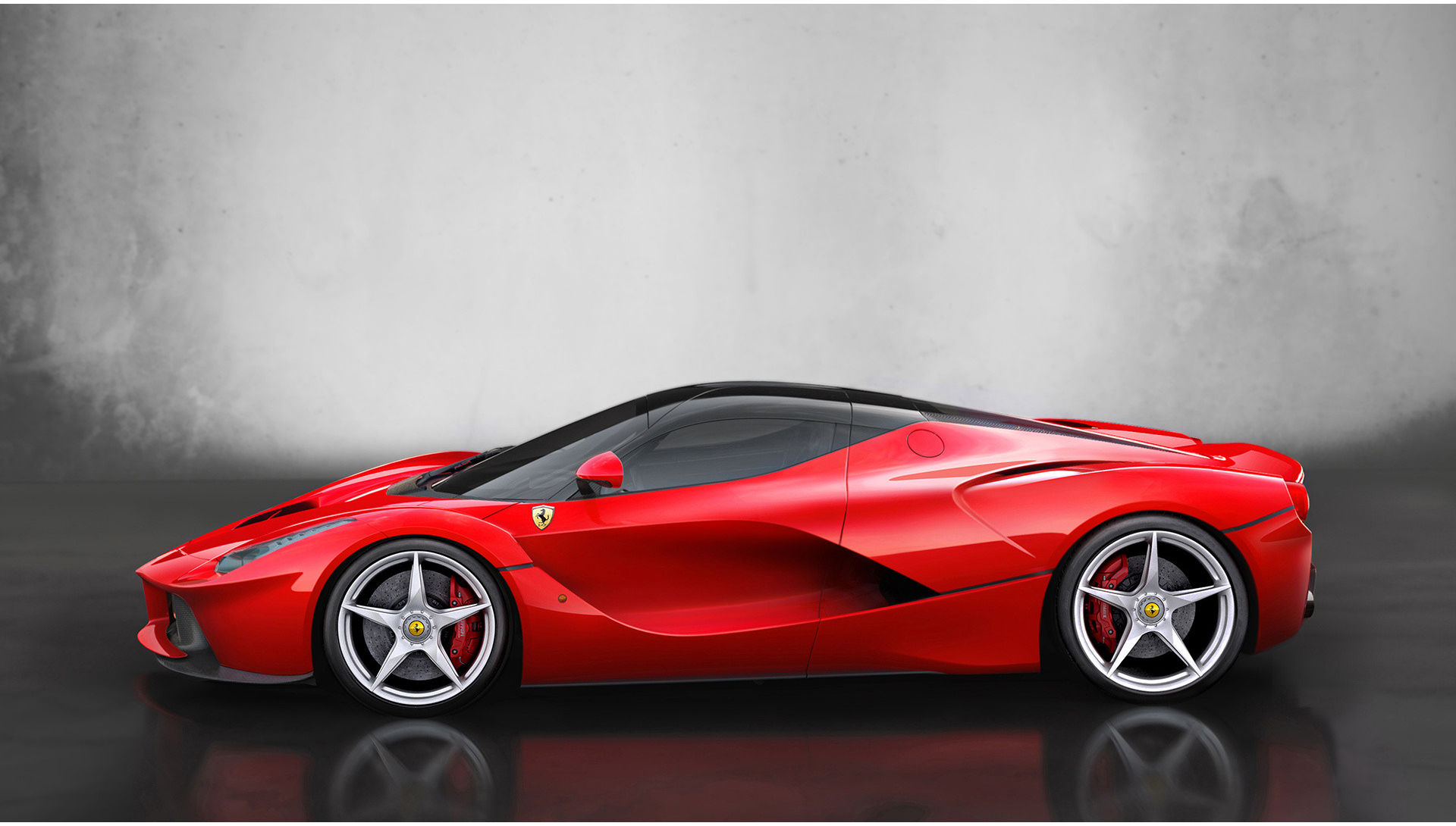 Ferrari LaFerrari 赤 スポーツカー LaFerrari：真の先駆的モデル