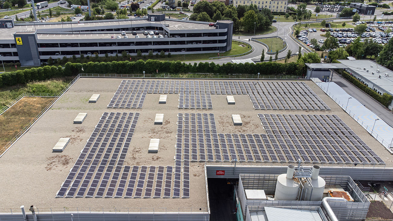 Ferrari invests in solar energy systems with Enel X