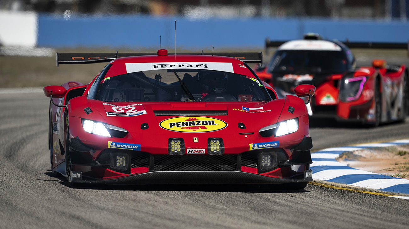 Ferrari is set to begin its charge for the 12 Hours of Sebring from the fifth position in both the GTD-Pro and also the GTD categories.