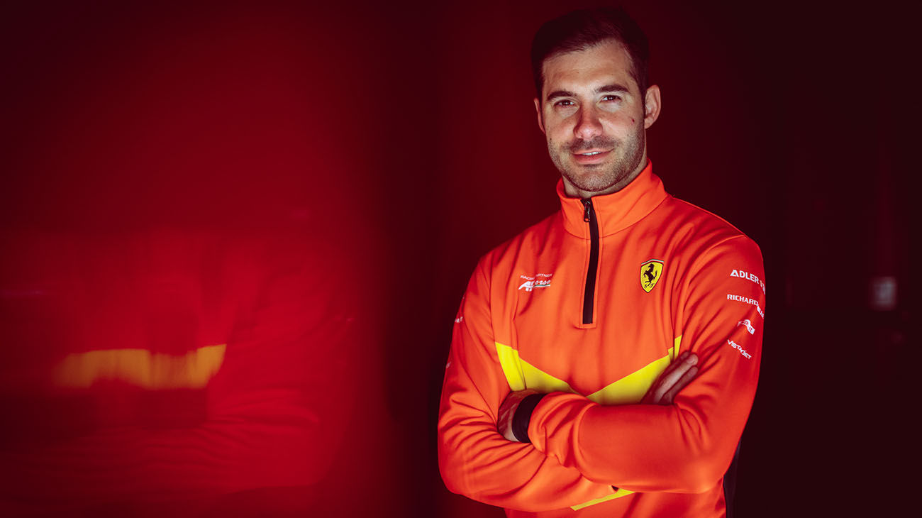 Miguel Molina’s roll of honour features thirty-three starts in the FIA WEC and two wins with Maranello’s production-derived cars, including one at Bahrain in November 2022 in the last race of the LMGTE Pro class era. 