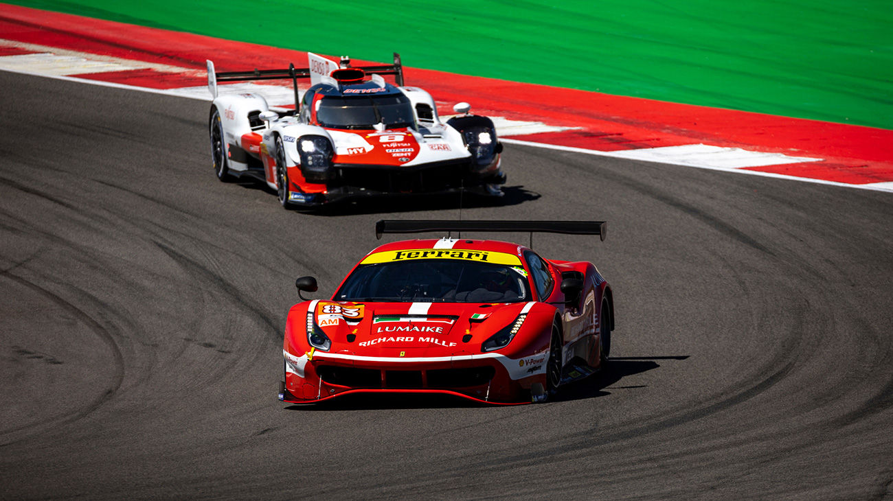 Round two of the FIA World Endurance Championship, held at the Autodromo Internacional do Algarve, saw a Ferrari 488 GTE ahead in the 6 Hours of Portimão one hour into the race.