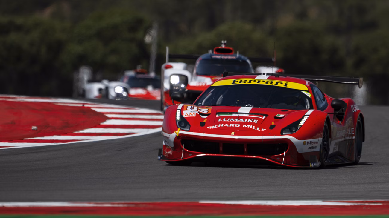 The 6 Hours of Portimão brought Ferrari its second podium of the season in the LMGTE Am class, courtesy of the second place secured by the 488 GTE of Richard Mille AF Corse crewed by Luis Perez Companc, Lilou Wadoux and Alessio Rovera.