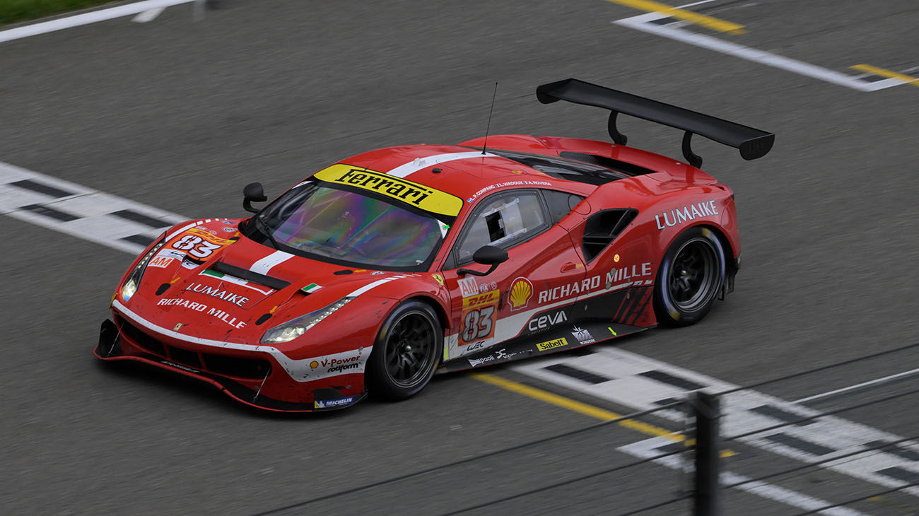 The third round of the FIA World Endurance Championship ended with a win for the Richard Mille AF Corse-run Ferrari 488 GTE, first across the line at the 6 Hours of Spa-Francorchamps with Alessio Rovera taking the chequered flag, in a result celebrated alongside team-mates Lilou Wadoux and Luis Perez Companc. 