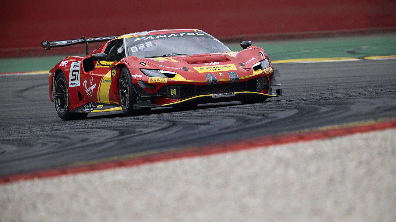 The number 51 Ferrari 296 GT3 will start from second position at the Spa-Francorchamps 24 Hours, the endurance race now in its 75th year and the most high-profile round of the GT World Challenge Europe championship Endurance Cup.