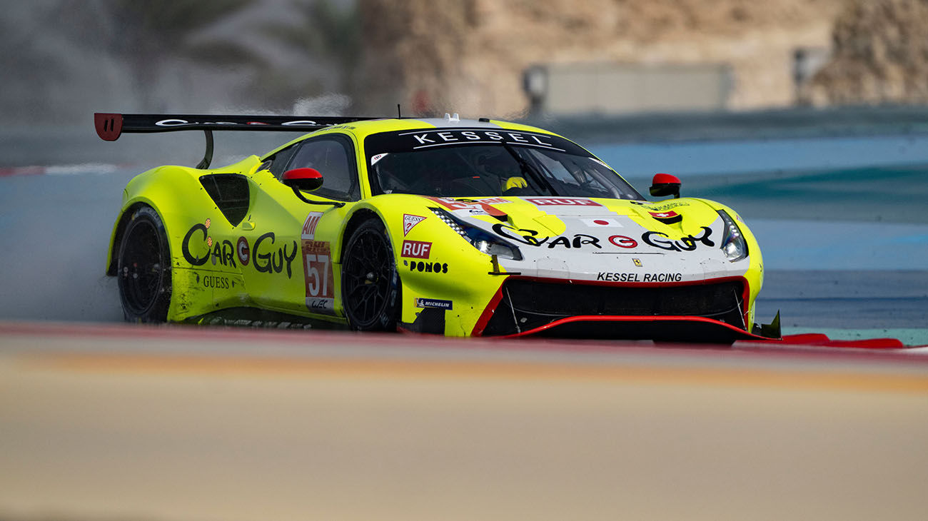 Qualifying for the 8 Hours of Bahrain ended with the Kessel Racing team-run Ferrari 488 GTE on the second row, while the other three Maranello manufacturer entries in the LMGTE Am class took seventh, ninth and thirteenth places on the grid.