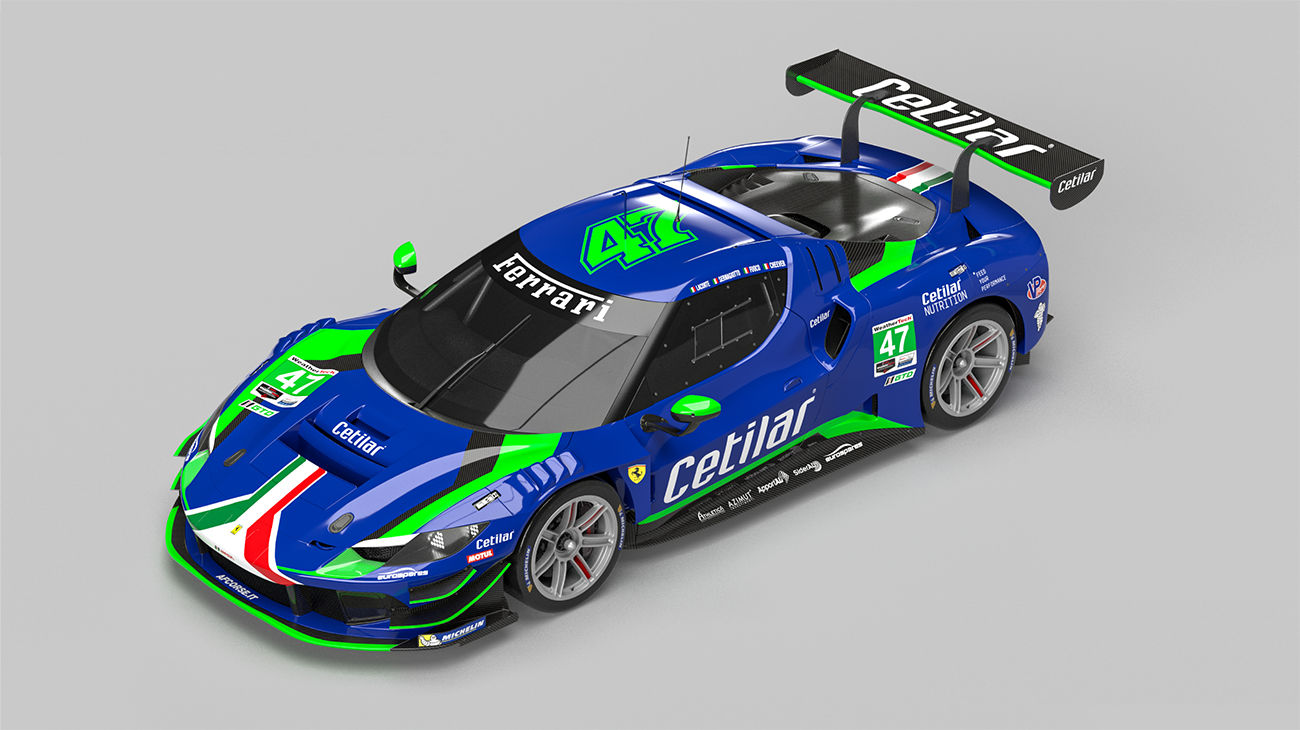 For the third consecutive year, Cetilar Racing confirms its IMSA WeatherTech SportsCar Championship commitment for the 2024 season, as it will race the #47 Ferrari 296 GT3 car in all five events of the Endurance Cup calendar.