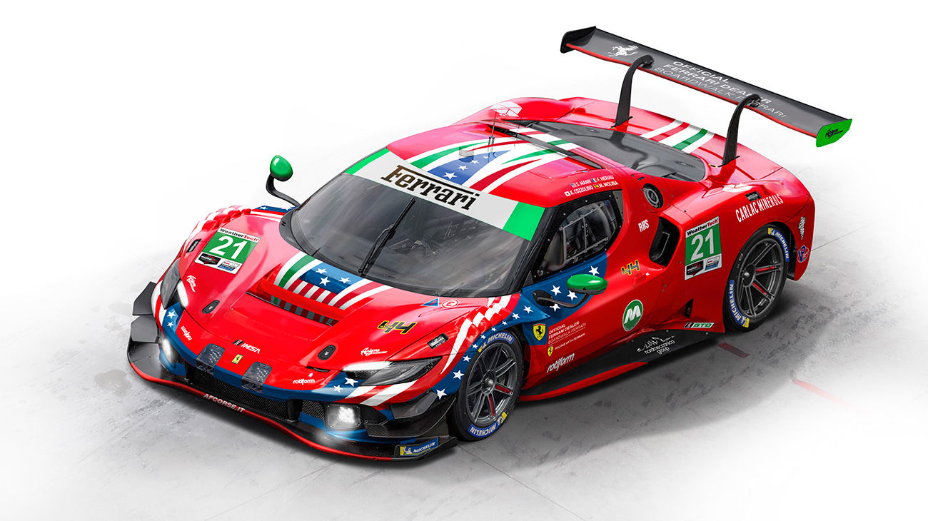 AF Corse, 24 Hours of Daytona: 296 GT3 number 21 line-up with Mann