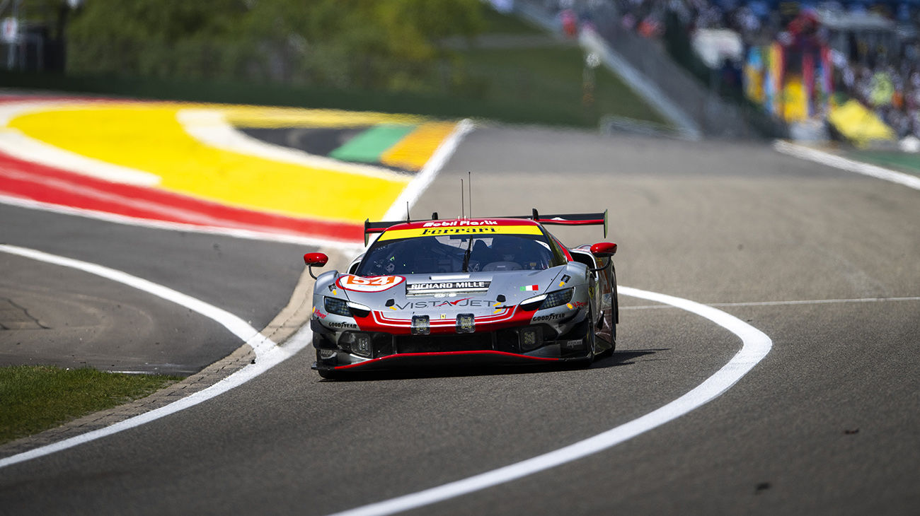 The third round of the 2024 FIA World Endurance Championship season, which took place at the renowned Spa-Francorchamps track, finished with sixth place for the #54 crew made up of Thomas Flohr, Francesco Castellacci and Prancing Horse official driver Davide Rigon, and the #55 car of Simon Mann, François Heriau and official driver Alessio Rovera in thirteenth place.