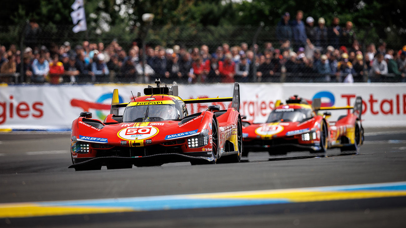 Ferrari leads 24 Hours of Le Mans after two hours