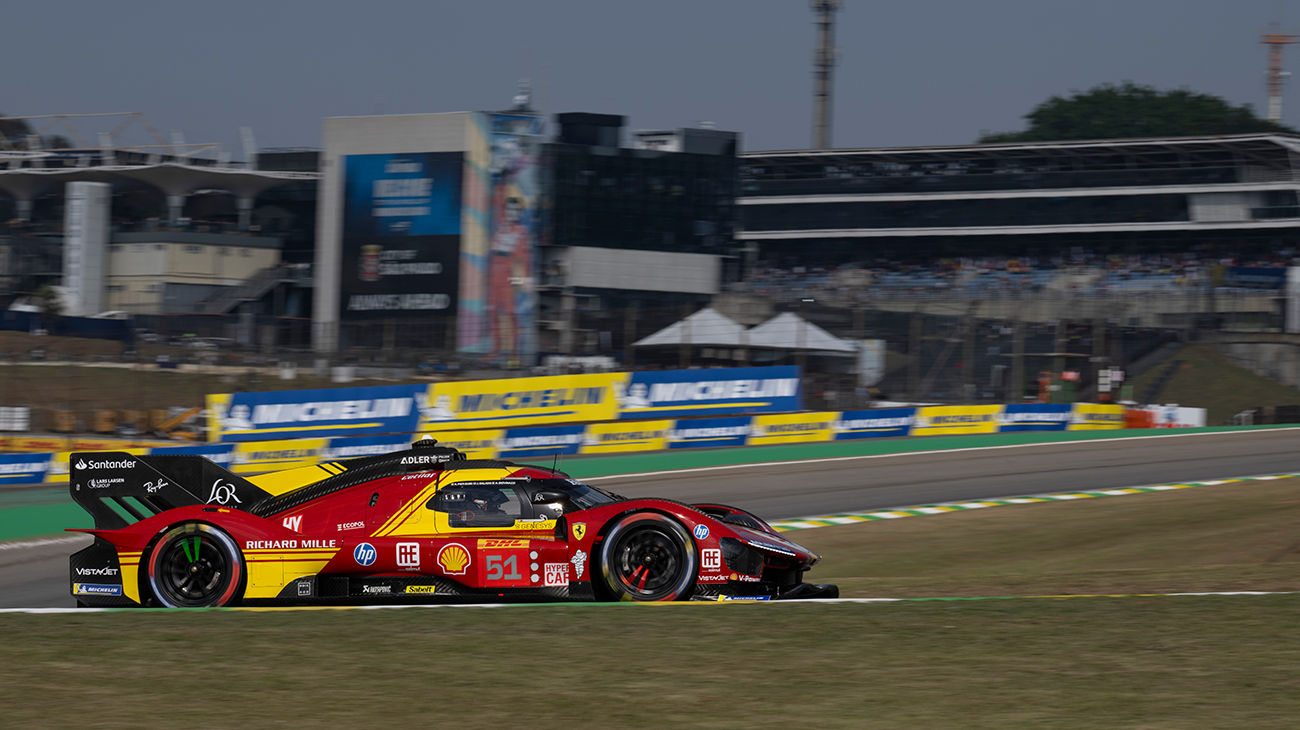 The Ferrari – AF Corse team’s 499Ps bid farewell to Brazil with fifth and sixth place finishes at the 6 Hours of São Paulo, round five of the 2024 FIA WEC.