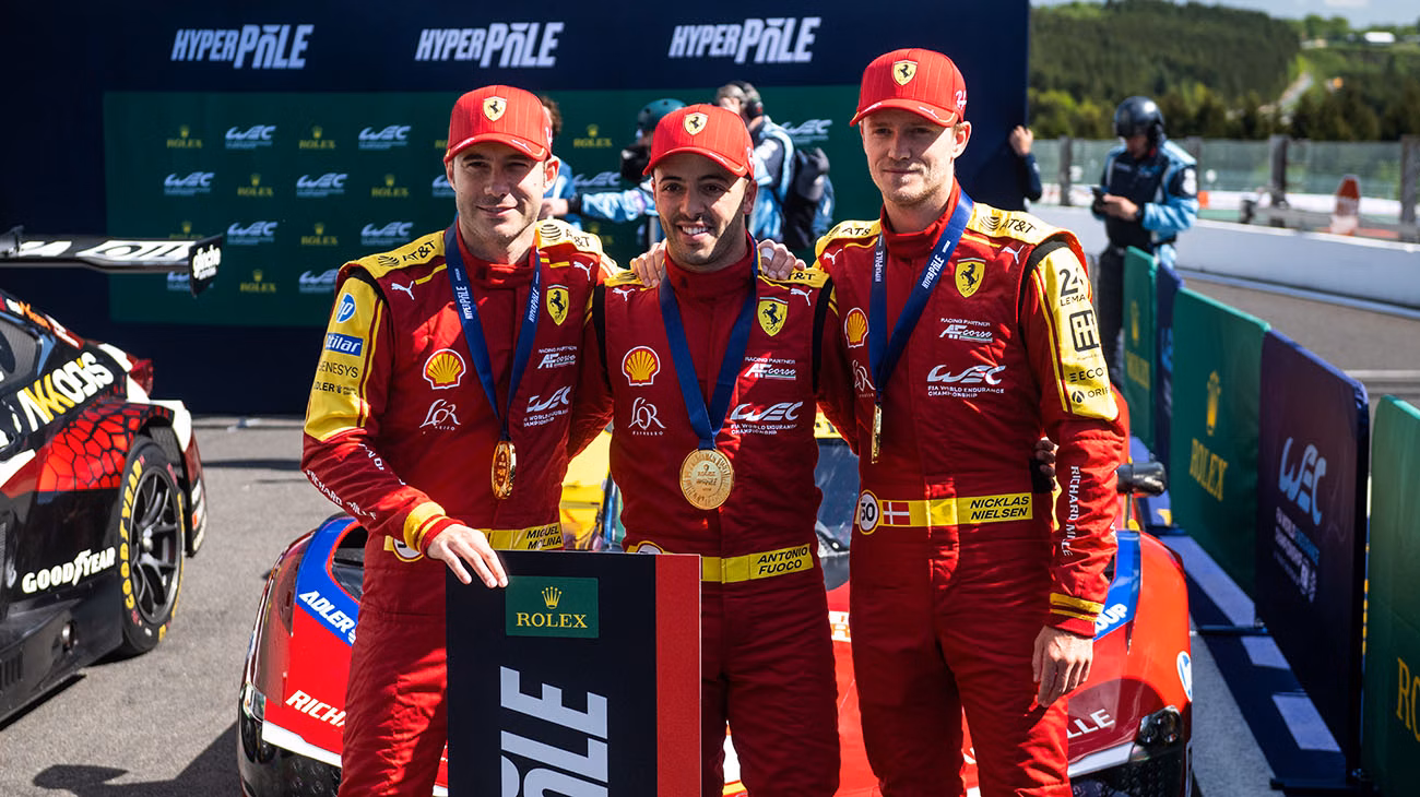 Miguel Molina, Antonio Fuoco, Nicklas Nielsen 