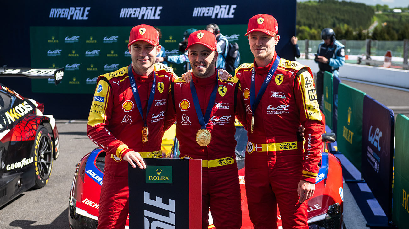 Miguel Molina, Antonio Fuoco, Nicklas Nielsen 