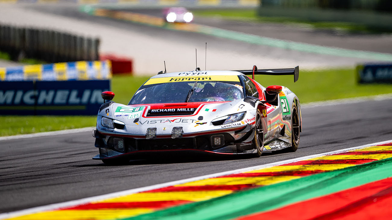 The Ferrari 296 LMGT3s of Vista AF Corse finished the 6 Hours of Spa-Francorchamps, round three of the FIA WEC 2025, with a victory and a third place. 