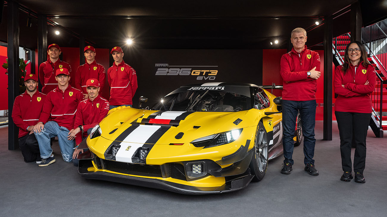 Fans applaud the 296 GT3 Evo unveiled at Spa