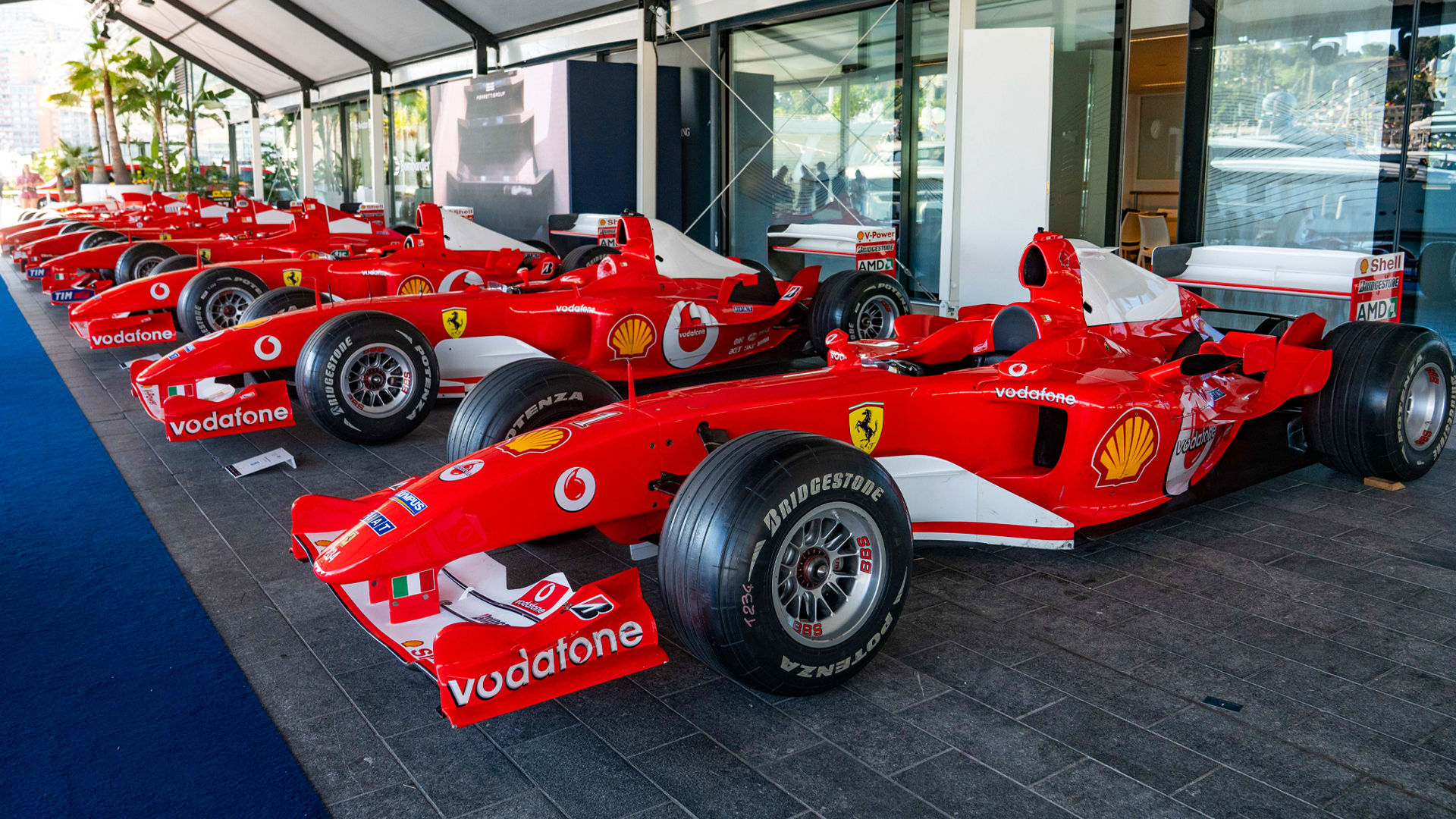 グランプリ・ド・モナコ・ヒストリックにおけるFerrari F1 Clienti