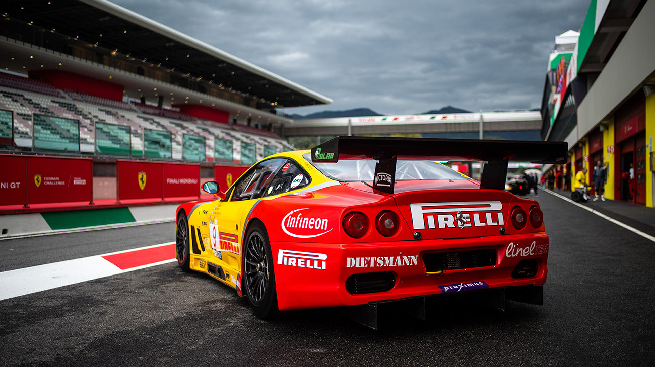 THE HISTORY OF FERRARI GT RACING CARS ON TRACK AT MUGELLO