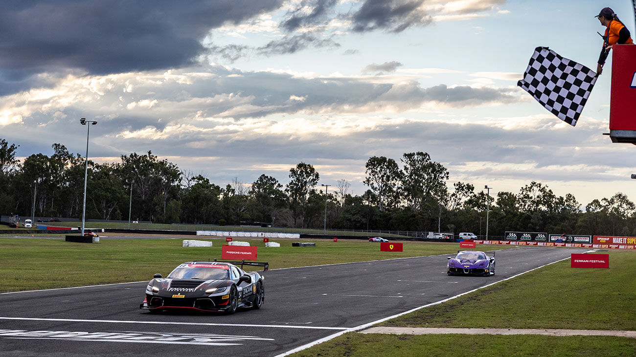 Damien Hamilton takes the win in thrilling Queensland Raceway debut