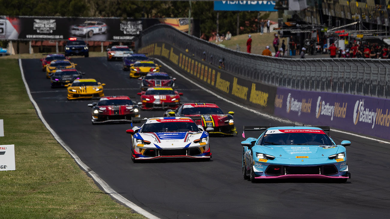 Ferrari Challenge Australasia completes exciting opening round at Bathurst